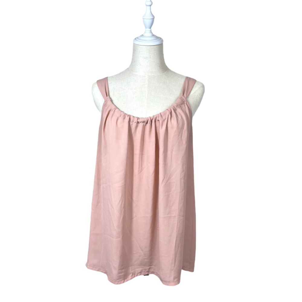 Ann Taylor Loft dusty rose flowing cami top